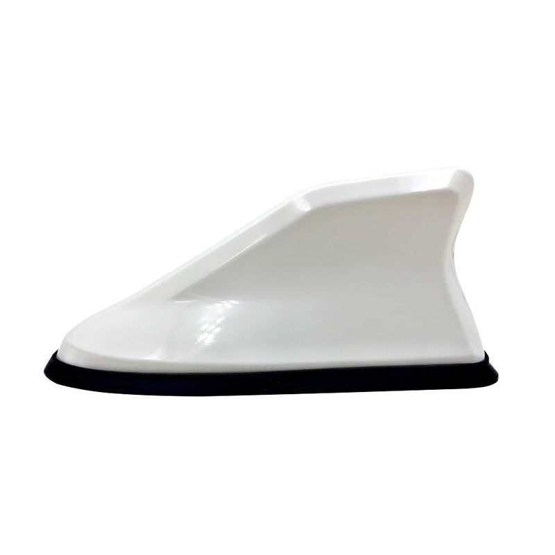 idain Universal Car Roof Mounted Functional Antenna Aerial Shark Fin Signa Antenna Basel,White - Image 3